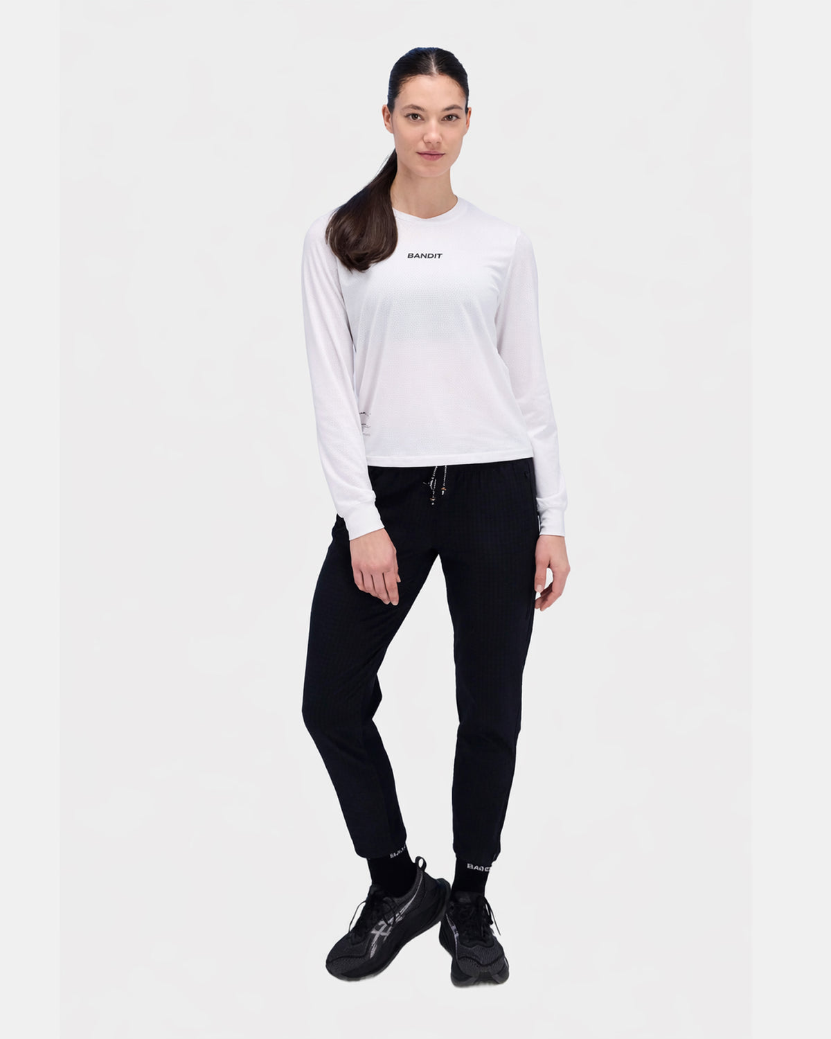 Women's Micromesh™ Long Sleeve Tee - White