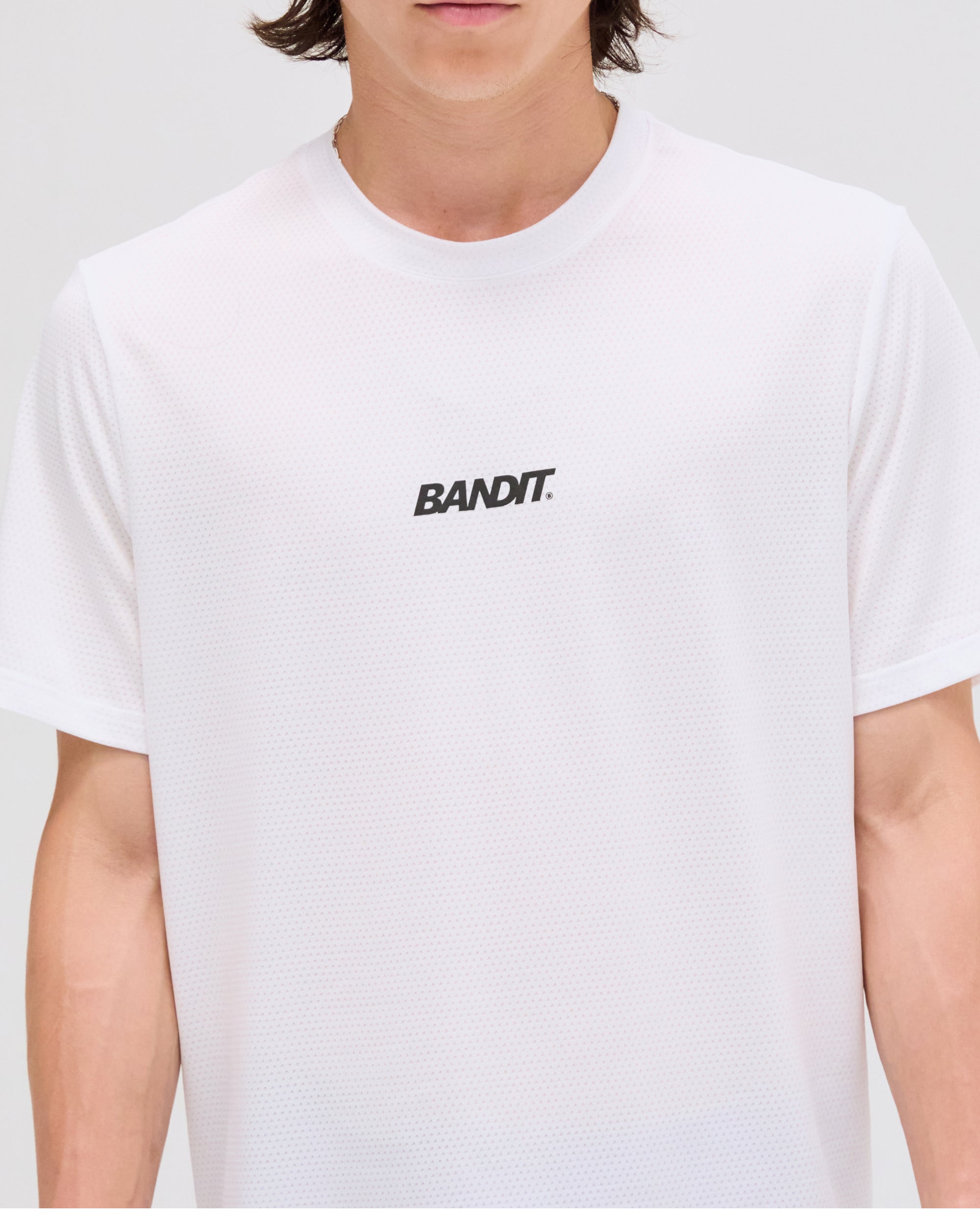 Men's Micromesh™ Run Tee - White Men's Micromesh™ Run Tee - White