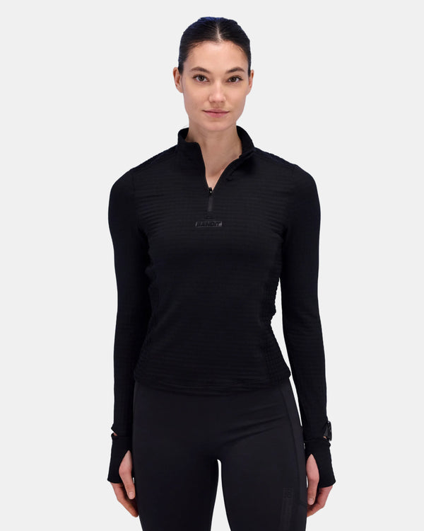 Women's CaldoGrid™ Quarter Zip - Black