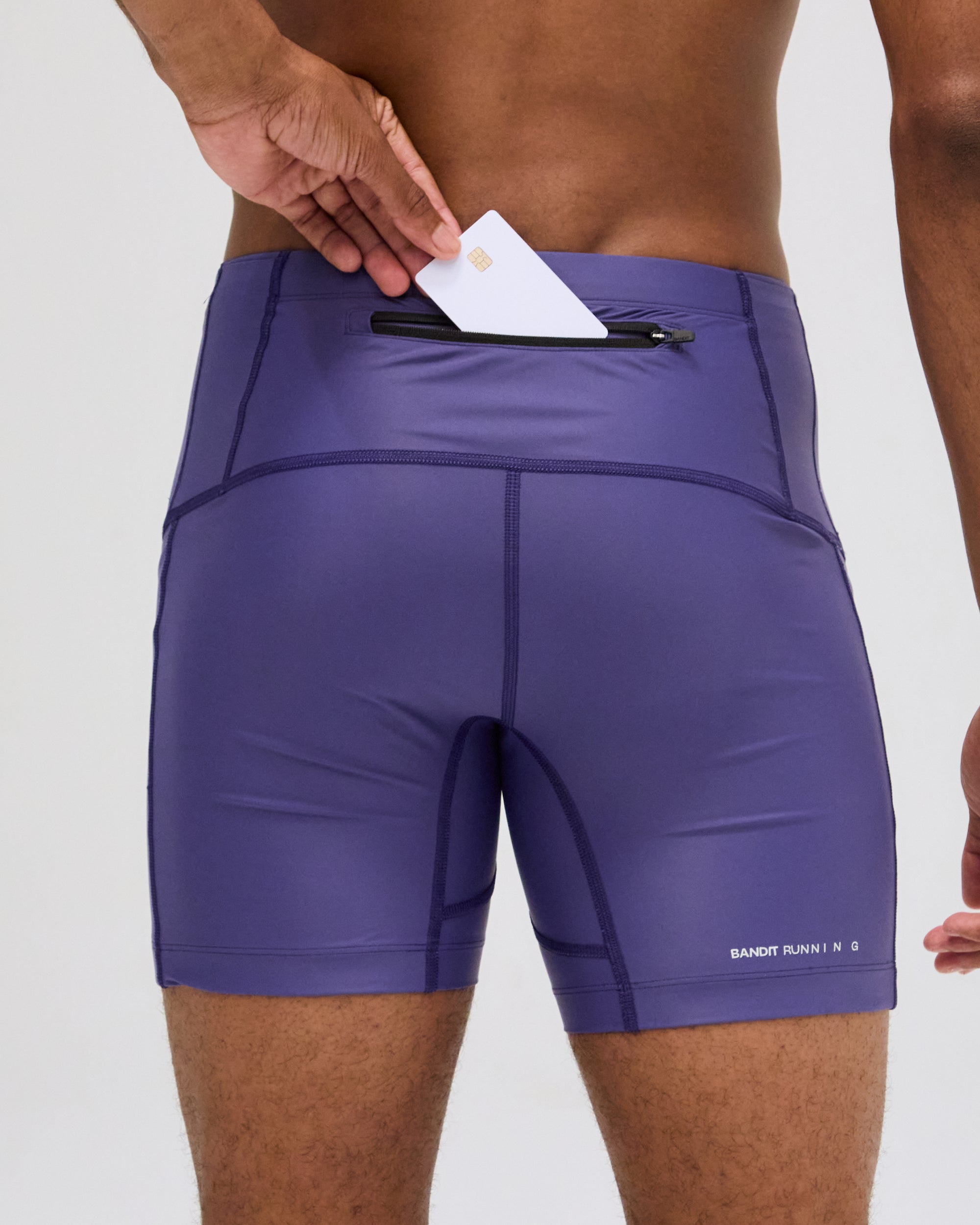 Superbeam™ 7 Pocket Quarter Tights - Purple Dusk