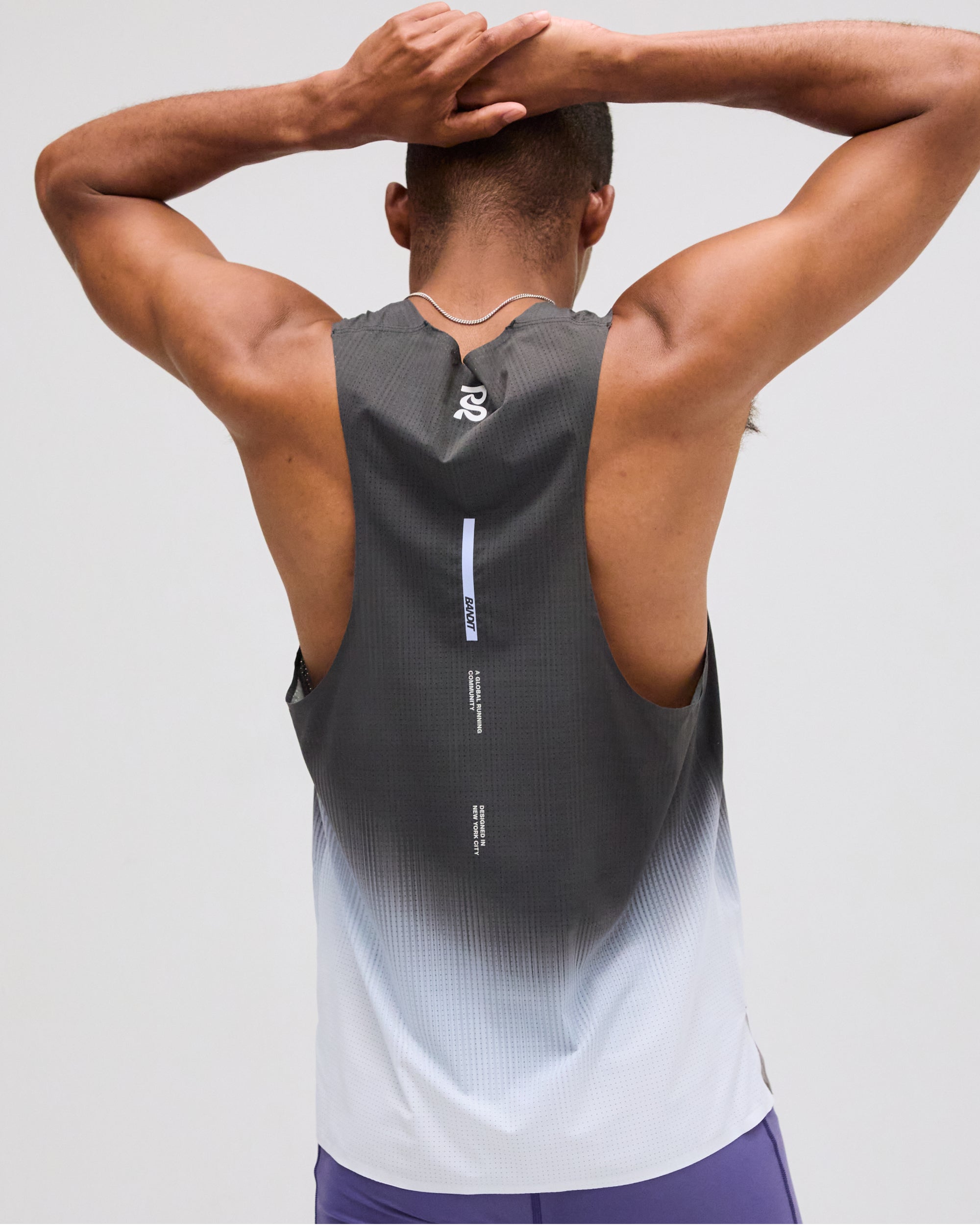 Blind leading the Blind ブラック タンクトップ THROW by SLY | 【THROW】DRAPE DESIGN タンクトップ (タンク
