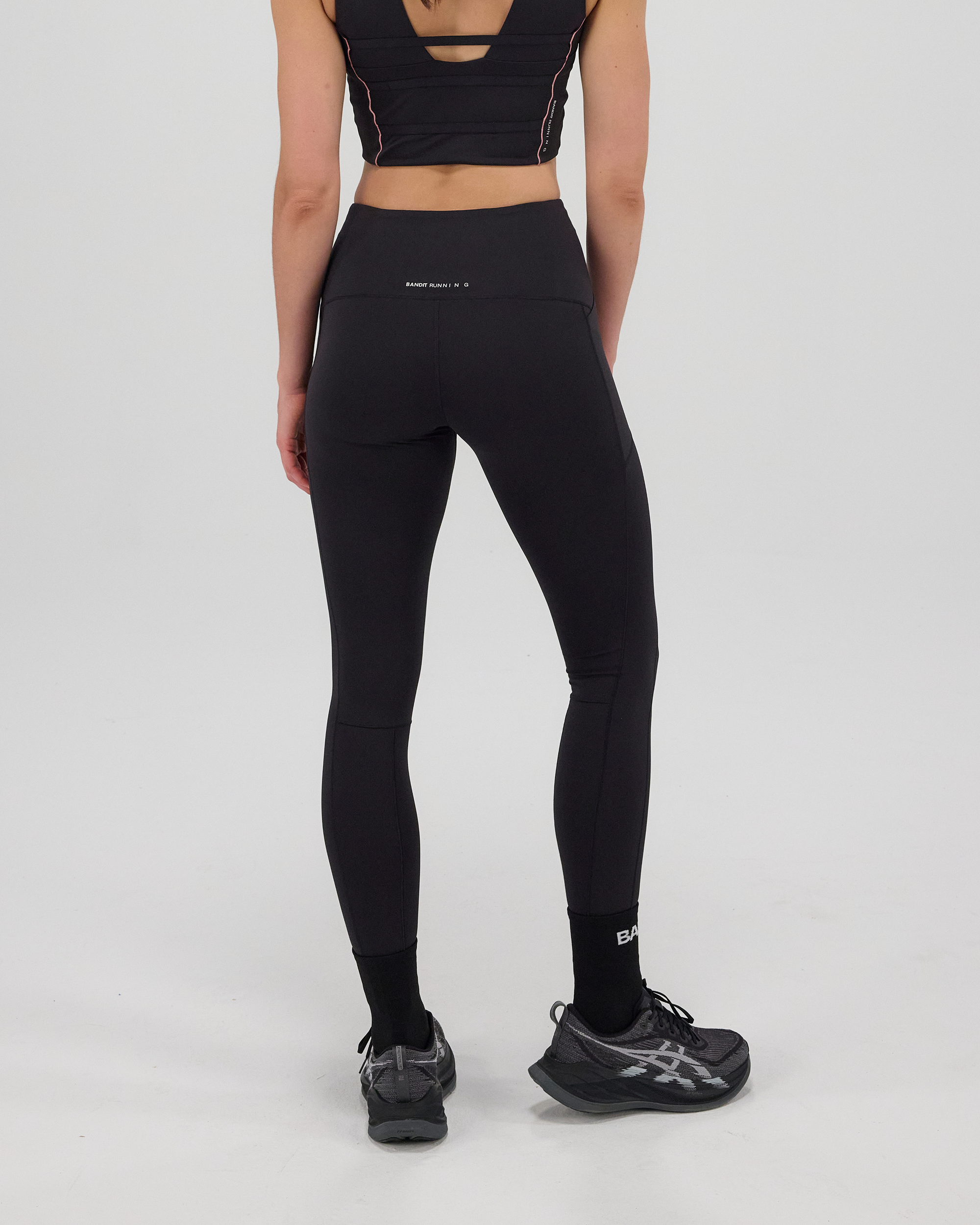 Stamina™ Flatlock High Waist Leggings - Black