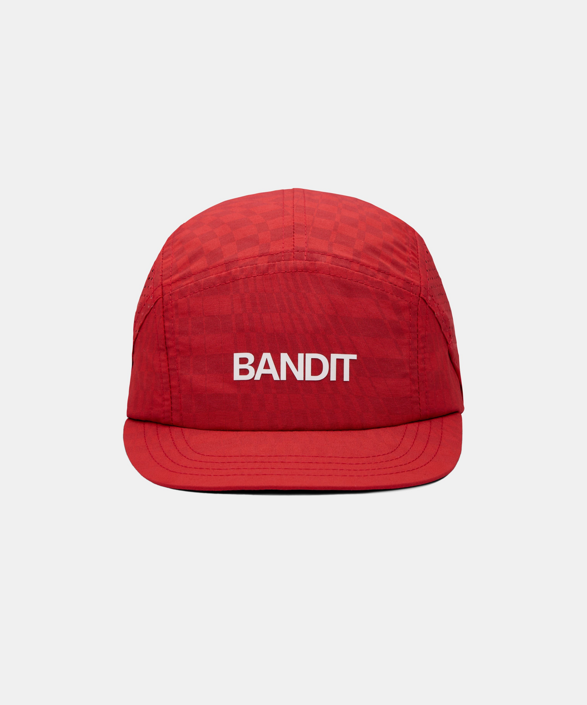 Nylon Run Hat with Sunglasses Holder - Oxide Red / Signal Red