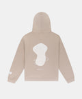 Thumbnail of The Cotton Fleece Abstract Thinker Hoodie - Unisex, Stone