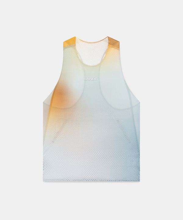 Men's Shredder™ Race Singlet with Flopack™ - Lagoon Multi