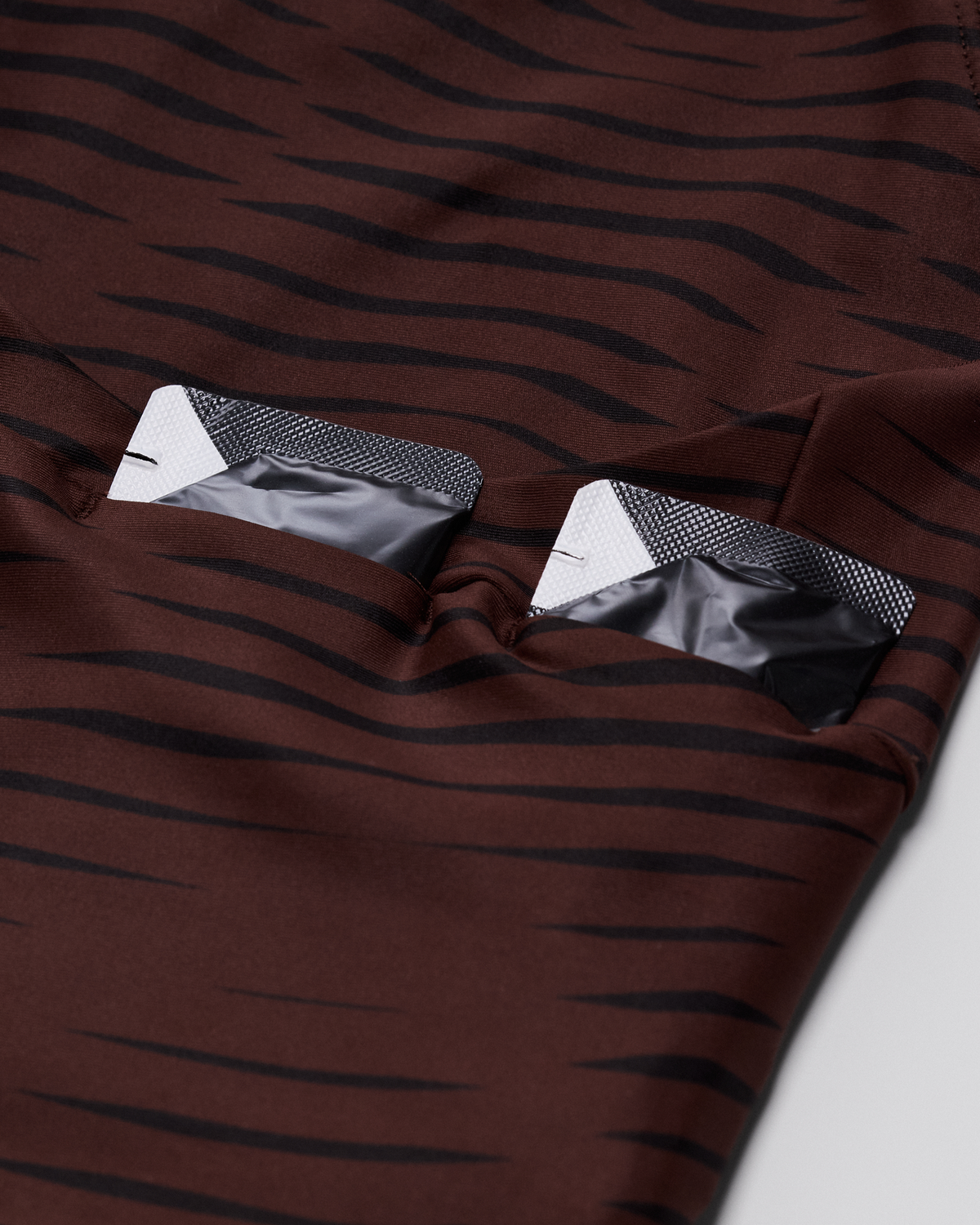 Women's Stamina™ Race Crop - Organic Stripe Cacao