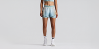 Thumbnail of Women's CoolGrid™ 2-in-1 Run Shorts - Lagoon Multi