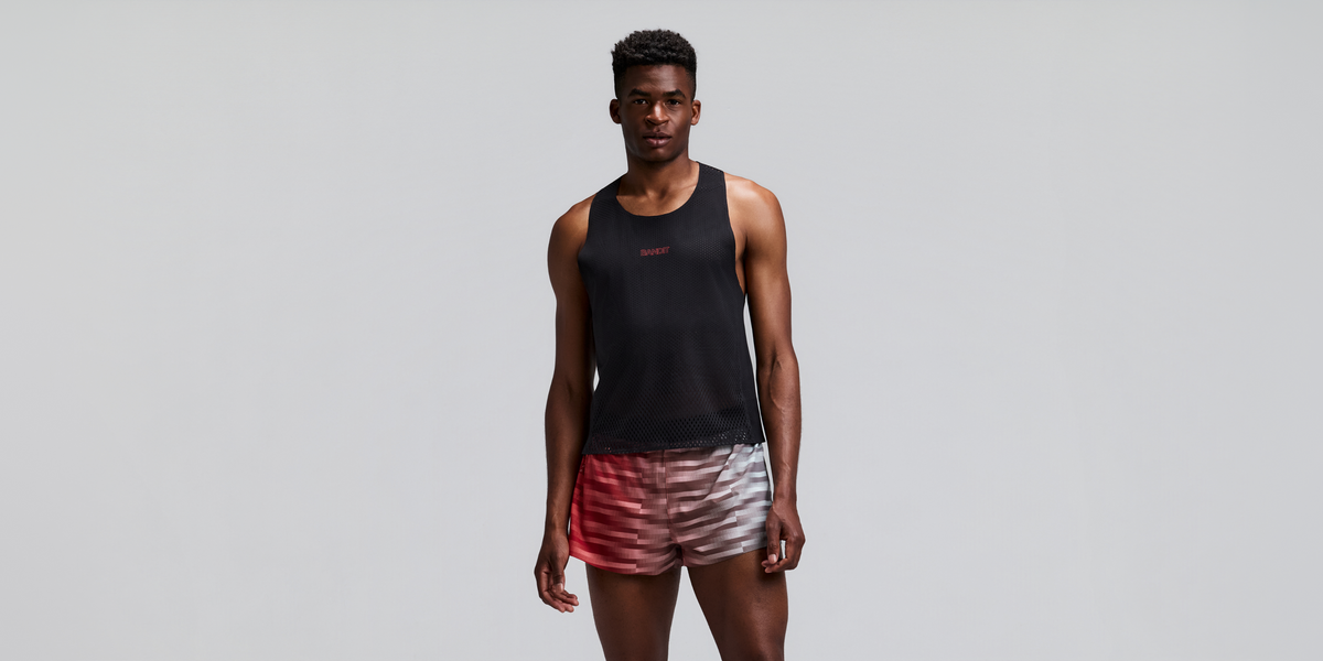 Men's Shredder™ Shorty Race Singlet - Black