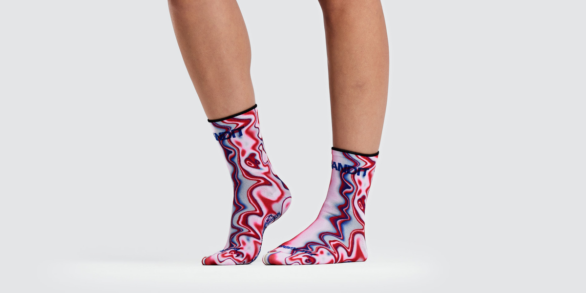Lite Run™ Quarter Sock - Melted Stripe Gradient (2 Pack)
