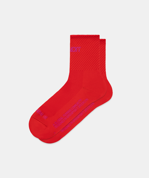 Lite Run™ Stripe Jacquard Sock - Poppy