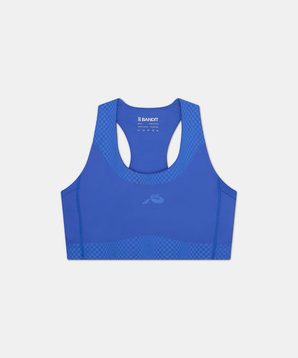 Stamina™ Scoop Neck Run Bra - Deep Peri Blue