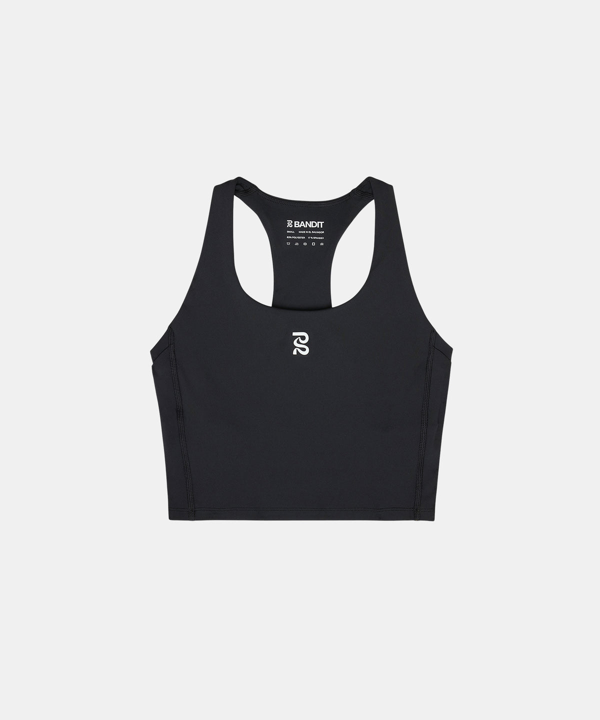 Women's Stamina™ Scoop Neck Race Crop - Black
