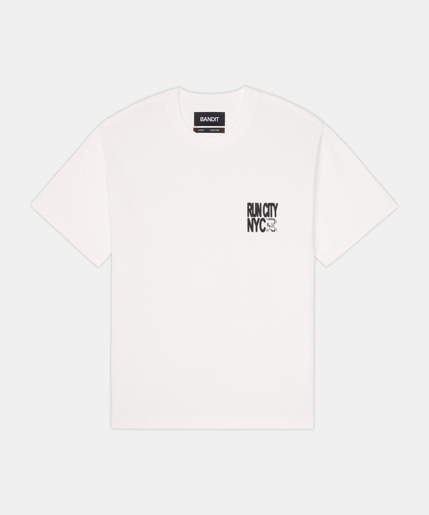 NYCM '25 "Run City" Cotton Tee, Unisex - White