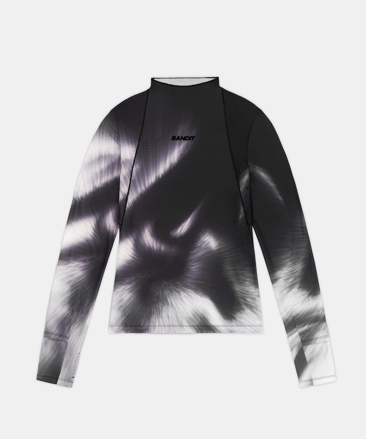 Women's AuraGrid™ Mockneck Performance Top - Haze Multi