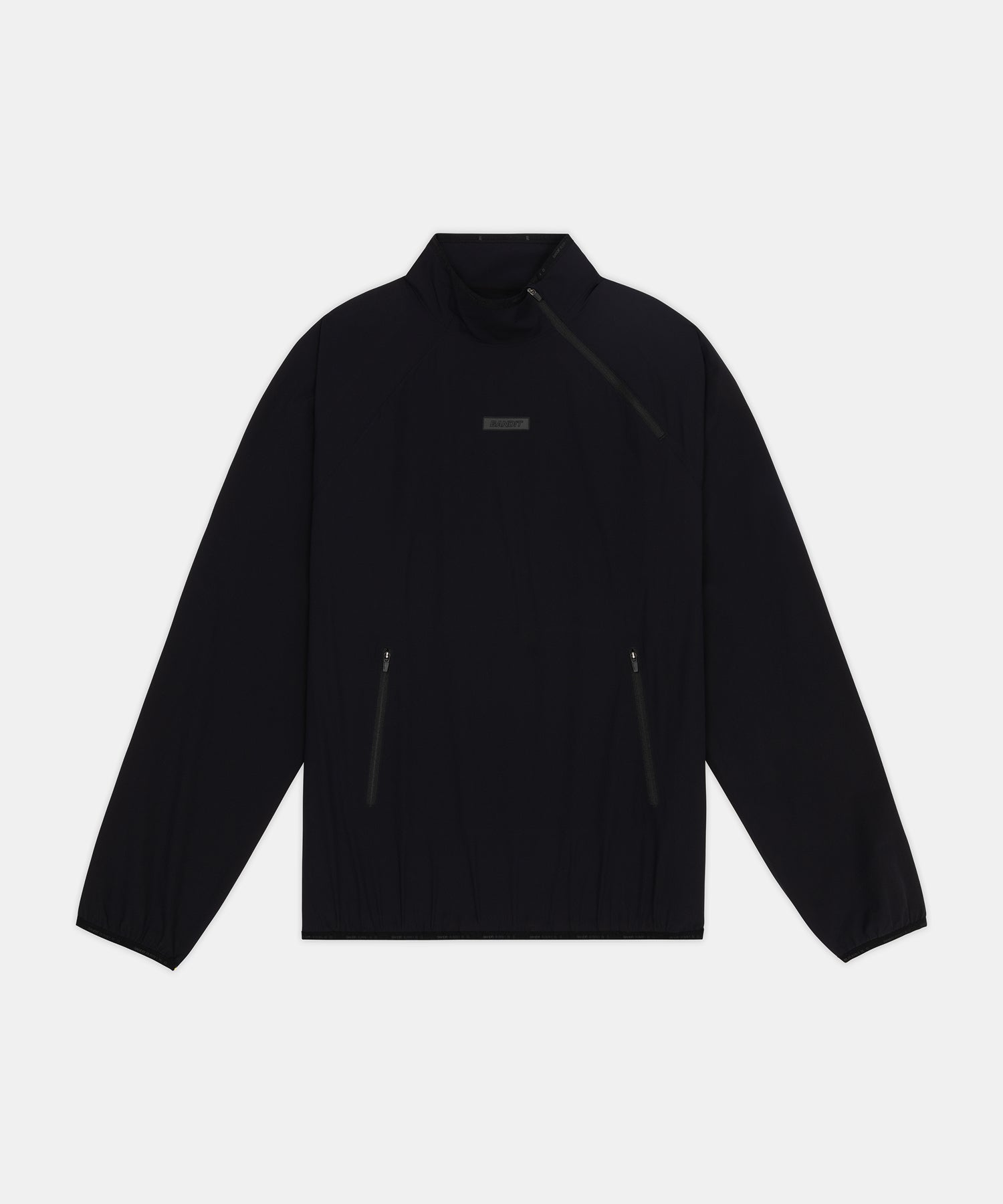 Hitaishō Zip Pullover, Unisex - Black