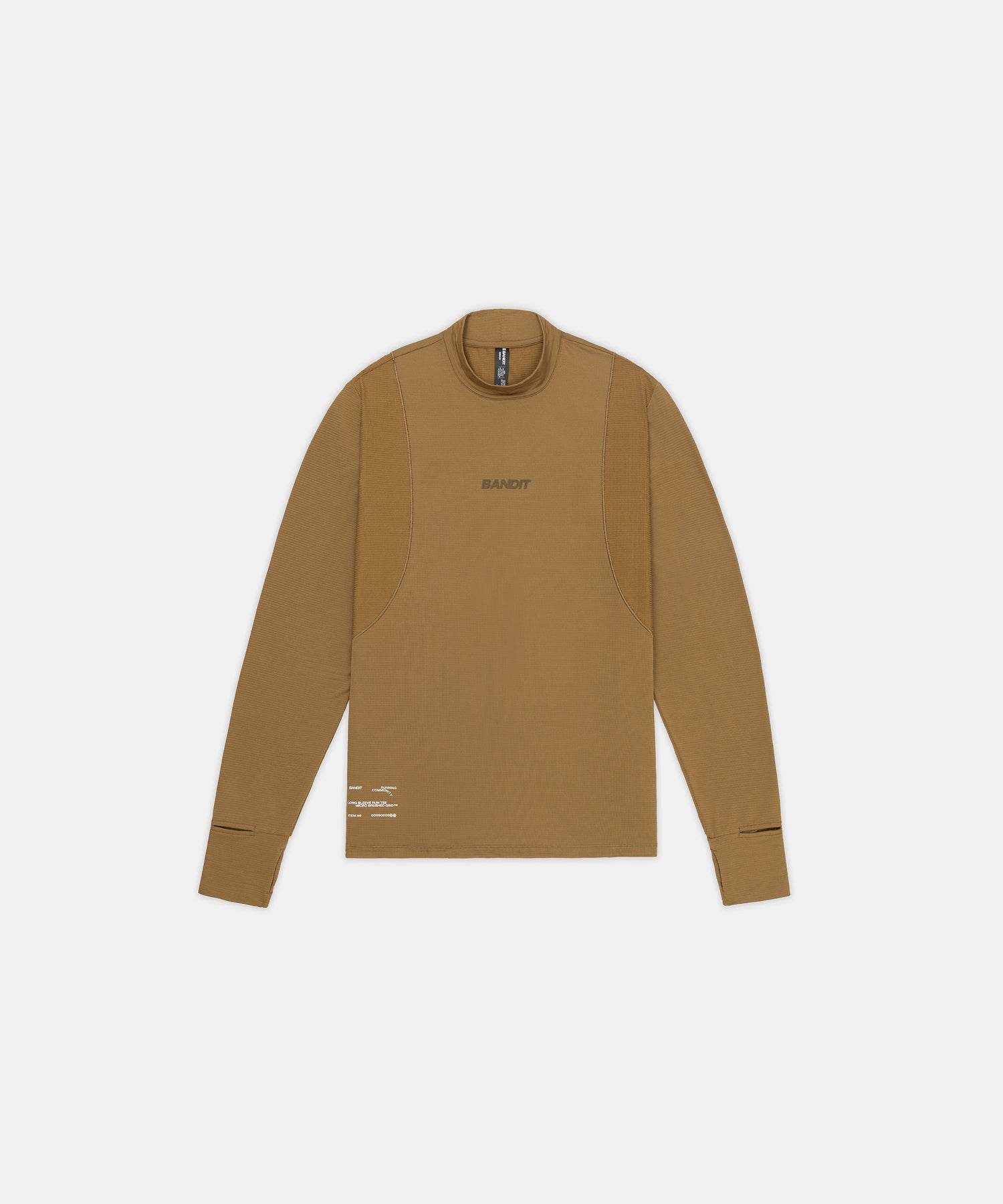 Men's AuraGrid™ Mockneck Long Sleeve - Antique Brass