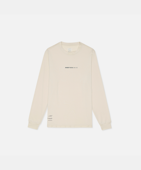 Unisex Micromesh™ Long Sleeve Performance Tee - Champagne