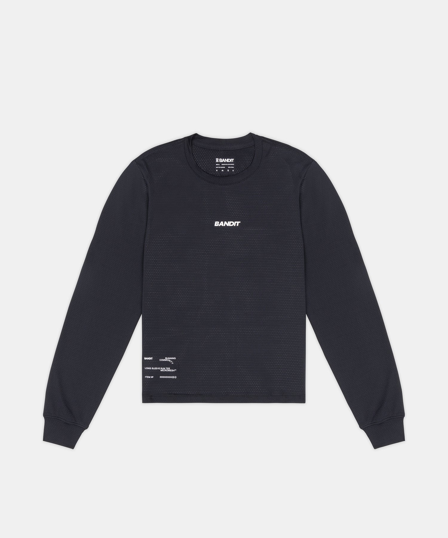 Women's Micromesh™ Long Sleeve Tee - Black