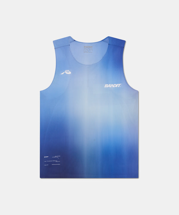 Vento™ Performance Singlet - Deep Peri Blue Gradient