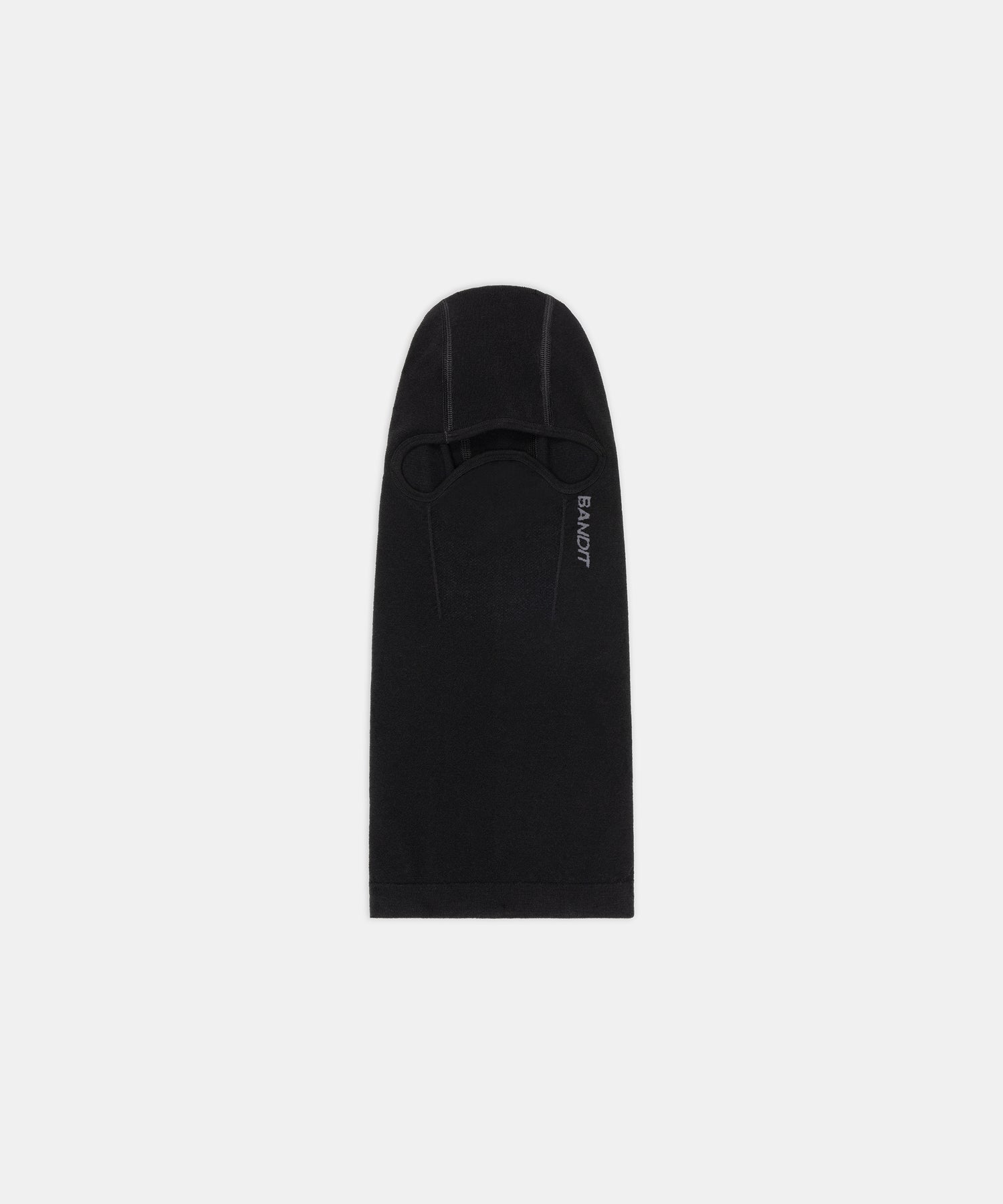 Seamless Merino Balaclava - Black