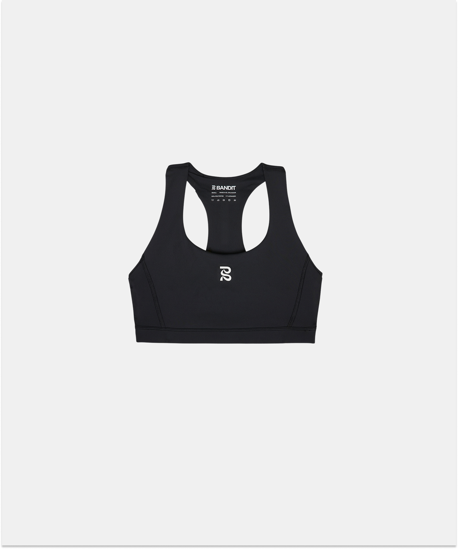 Stamina™ Scoop Neck Run Bra - Black