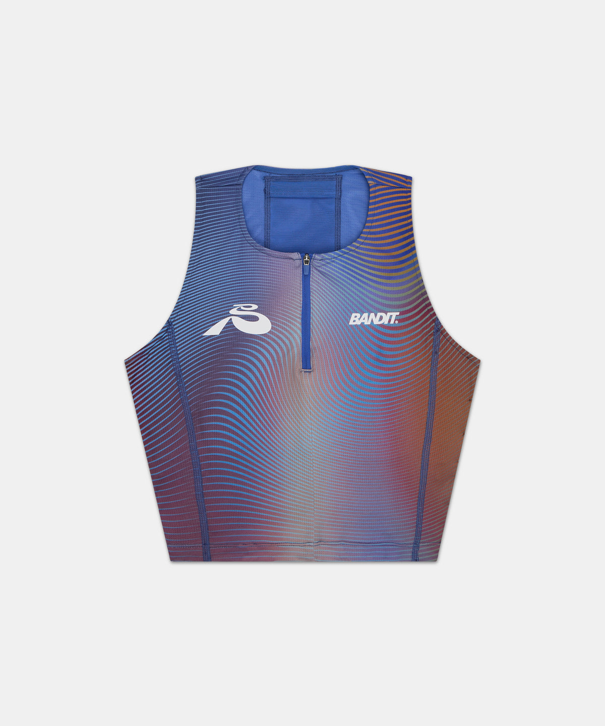 Ares™ Zip Front Race Crop - Gradient Rust