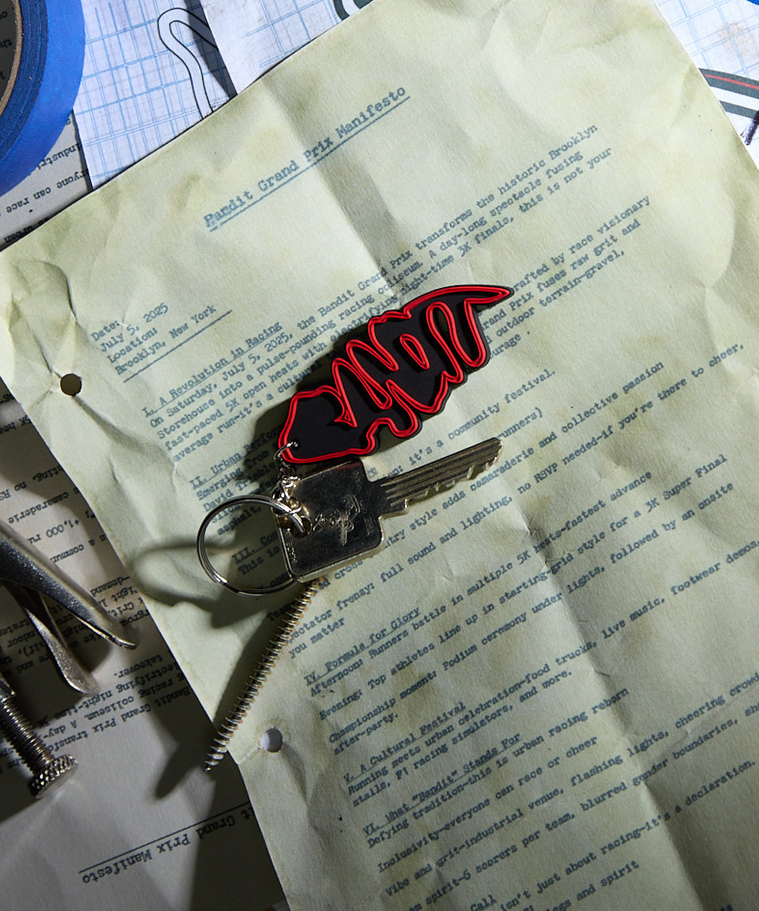 Bandit Grand Prix Keychain