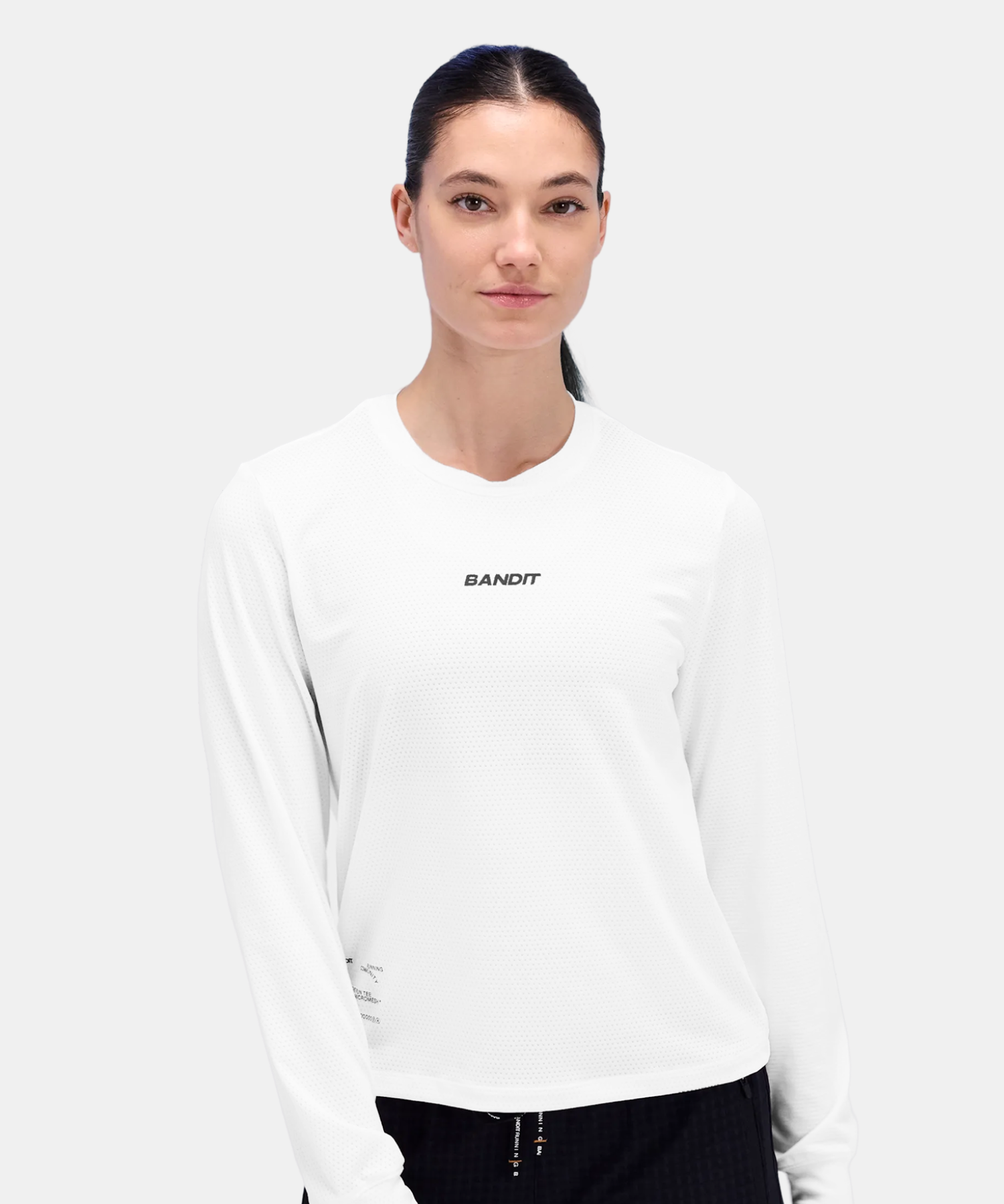Women's Micromesh™ Long Sleeve Tee - White