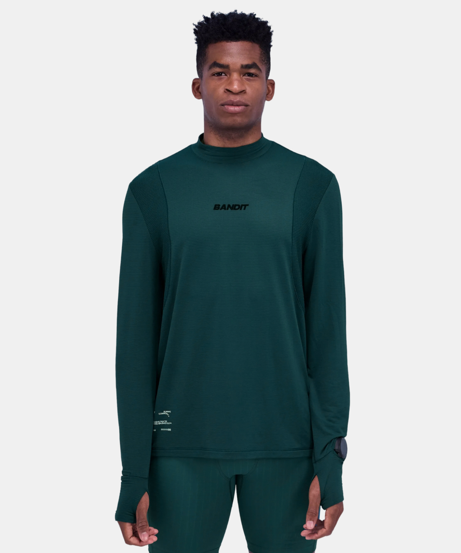 Men's AuraGrid™ Mockneck Long Sleeve - Storm