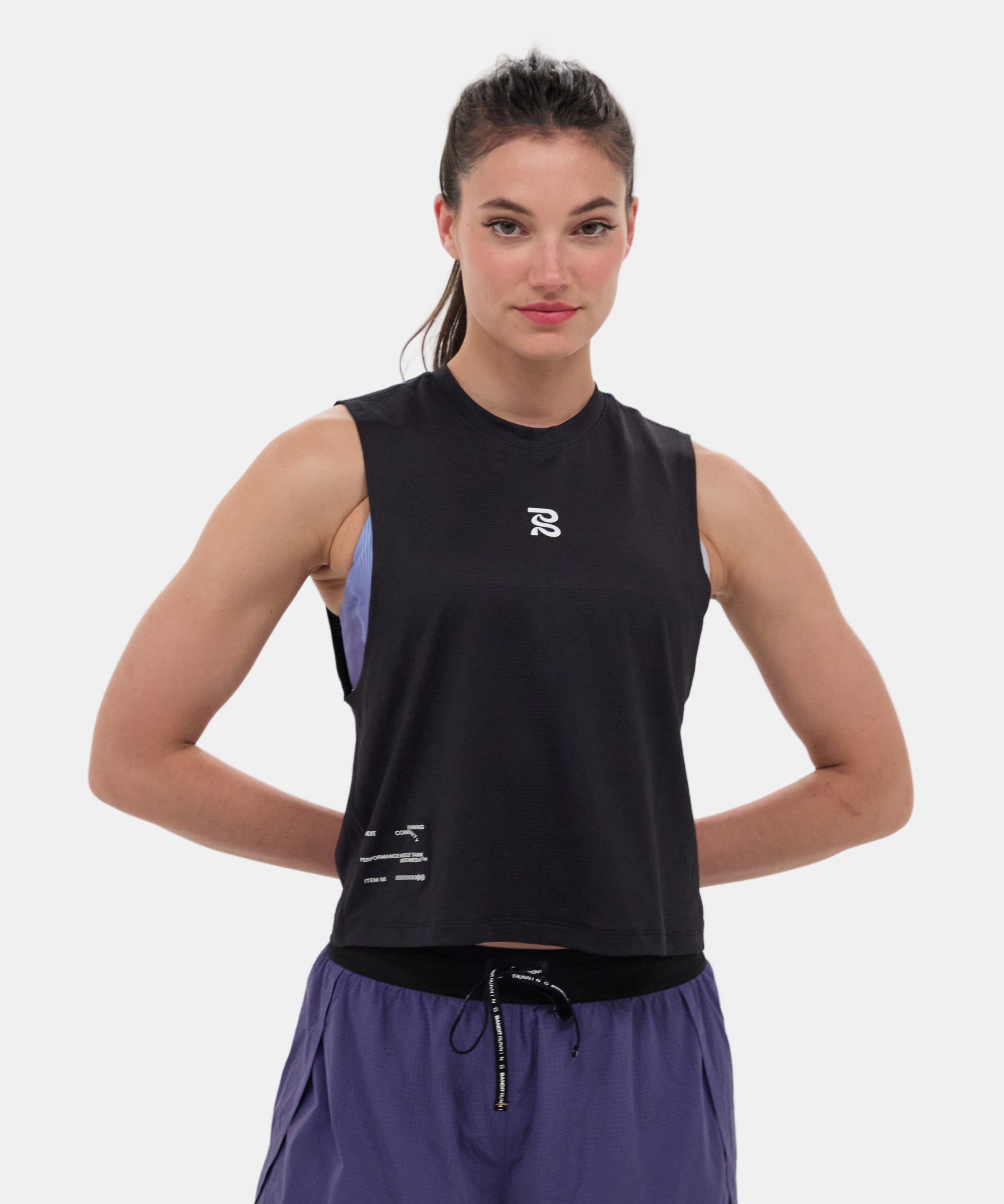 Women's Micromesh™ Run Tank - Black