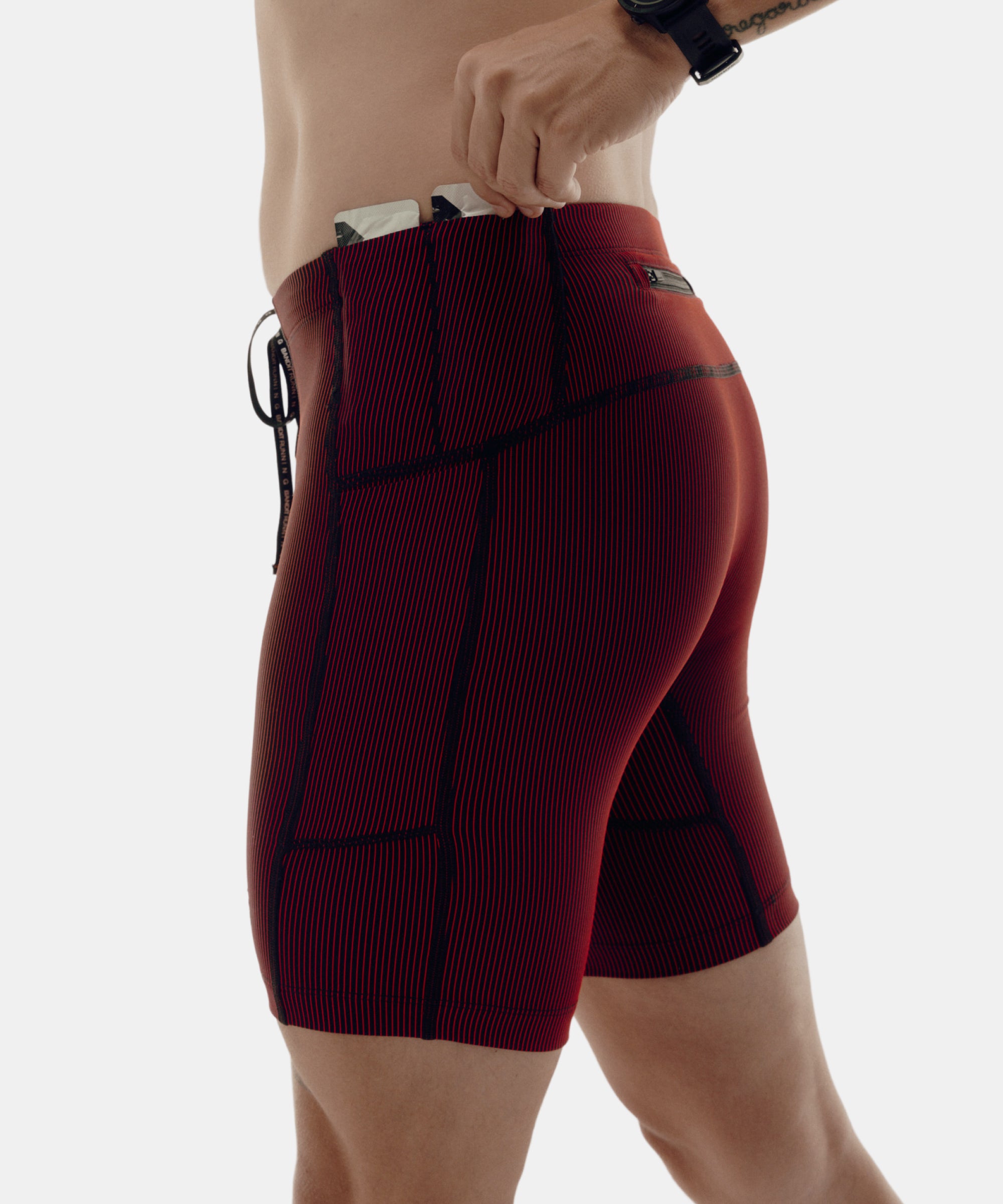 Striped Cadence™ 7 Pocket Half Tights - Braves '25