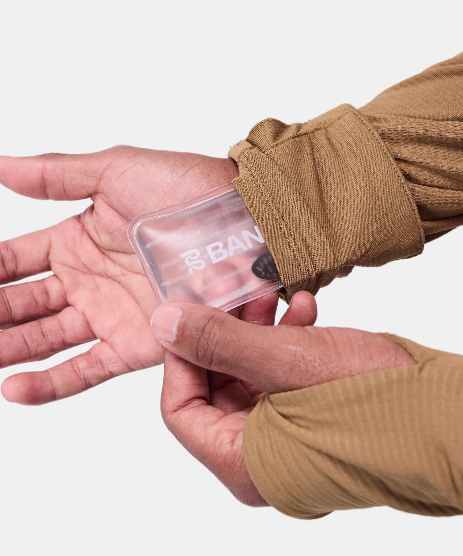 Men's AuraGrid™ Mockneck Long Sleeve - Antique Brass