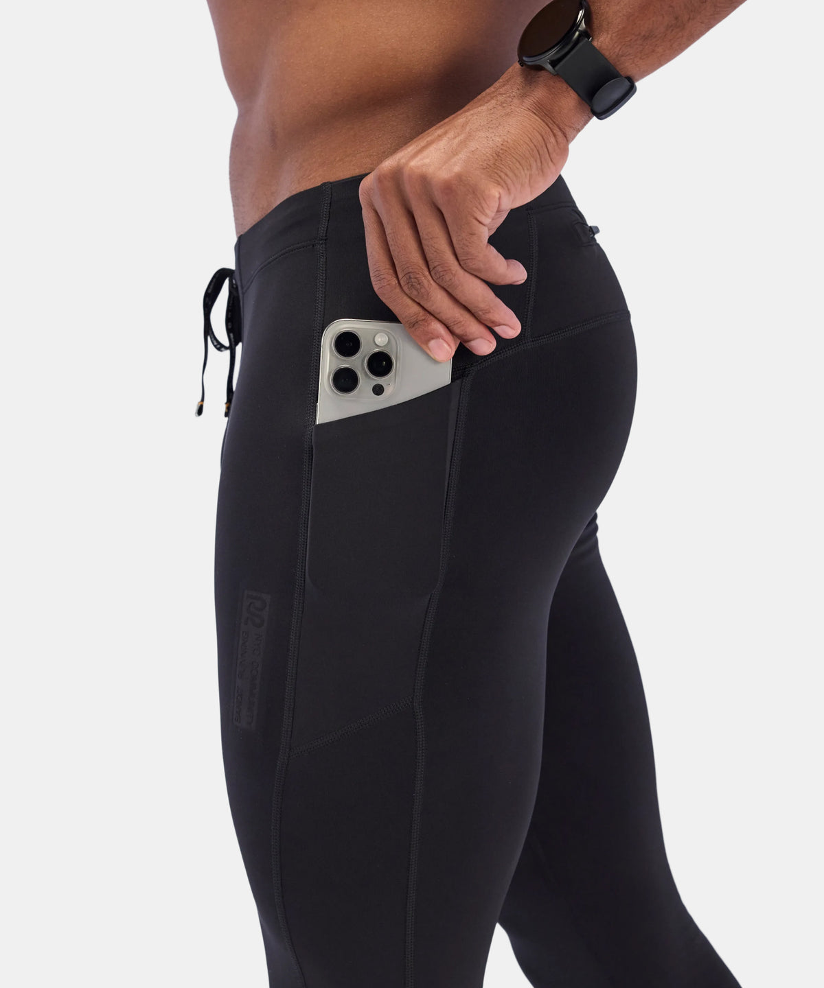 Men's Brushed Stamina™ Tights - Black