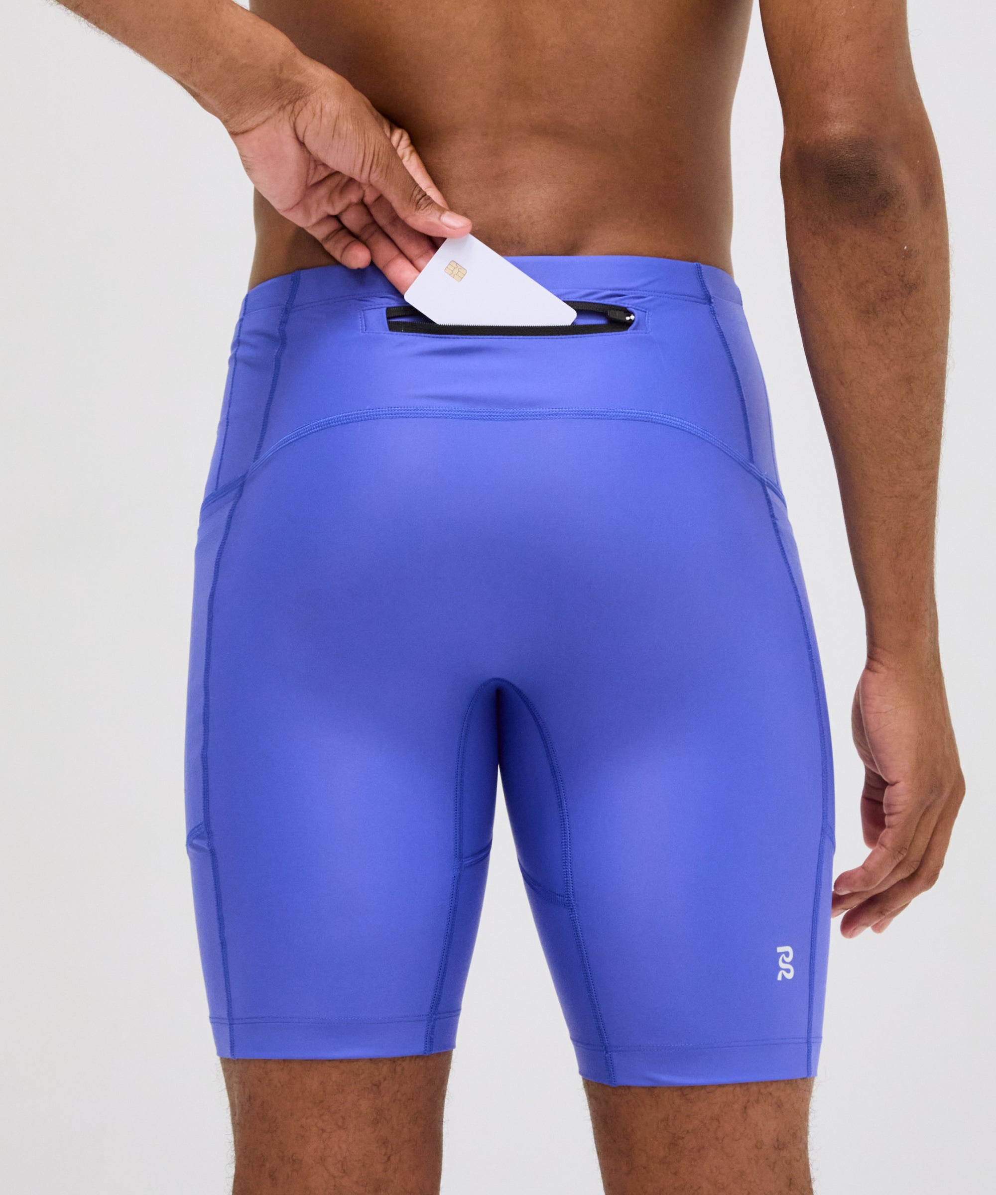 CHOMP Superbeam™ 7 Pocket Half Tights - Deep Peri Blue