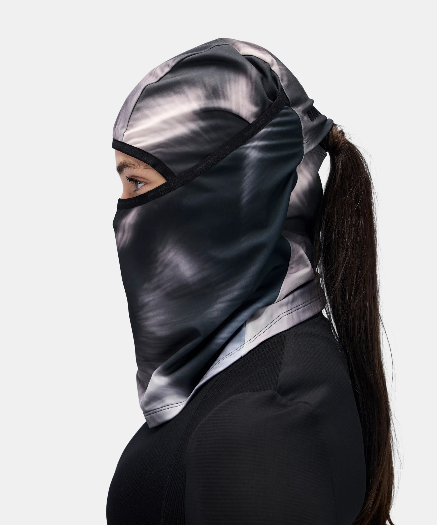 Balaclava with Pony Tail Window - Haze Multi