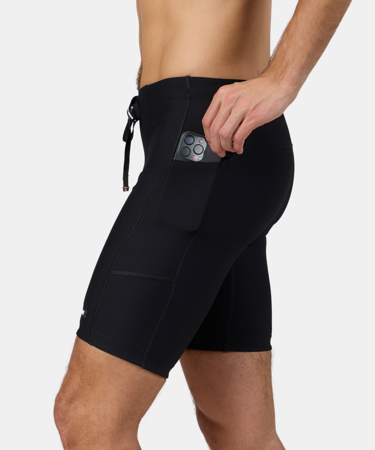 Men's Cadence™ 7 Pocket Half Tights - Black