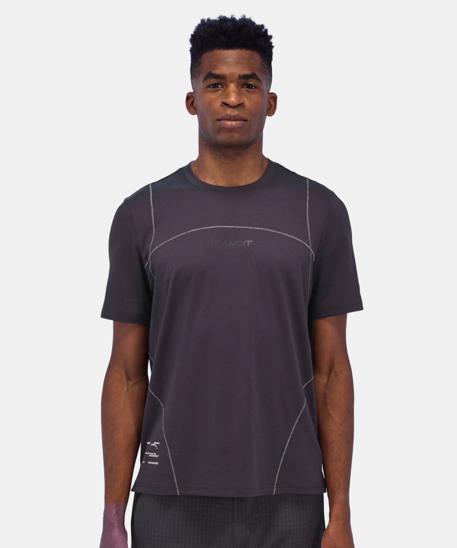 Men's Micromesh™ Reflecto Stitch™ Run Tee - Shadow