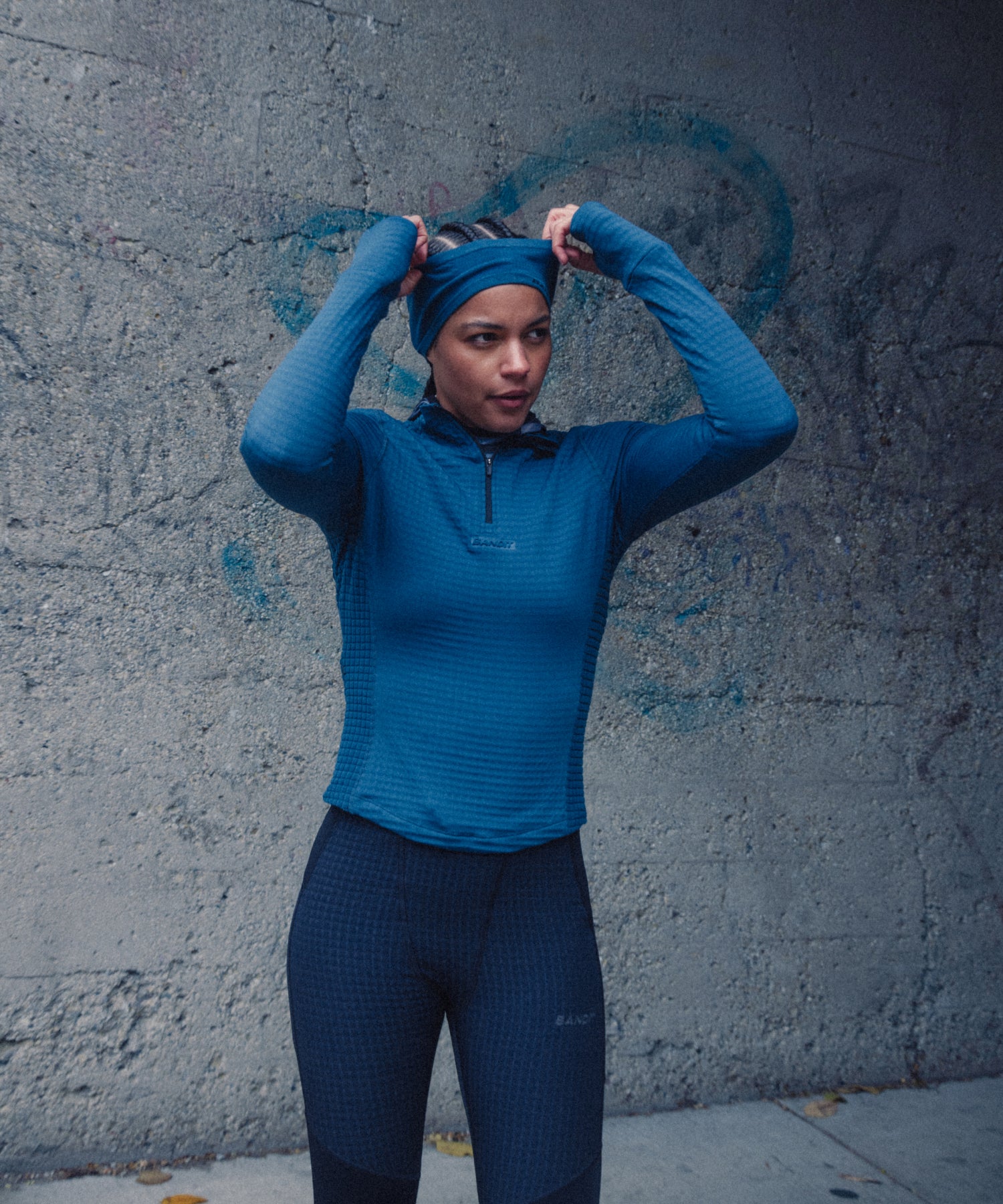 Seamless Merino Headband - Storm