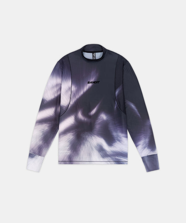 Men's AuraGrid™ Mockneck Long Sleeve - Haze Multi