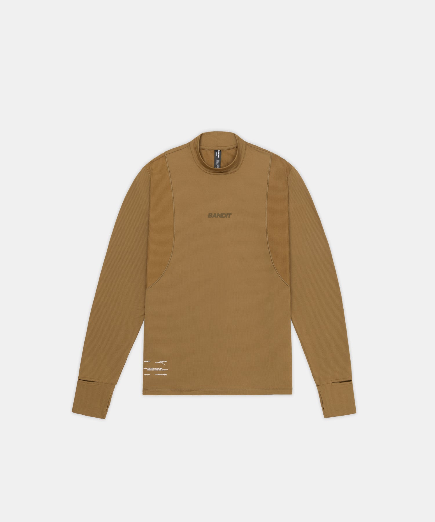 Men's AuraGrid™ Mockneck Long Sleeve - Antique Brass