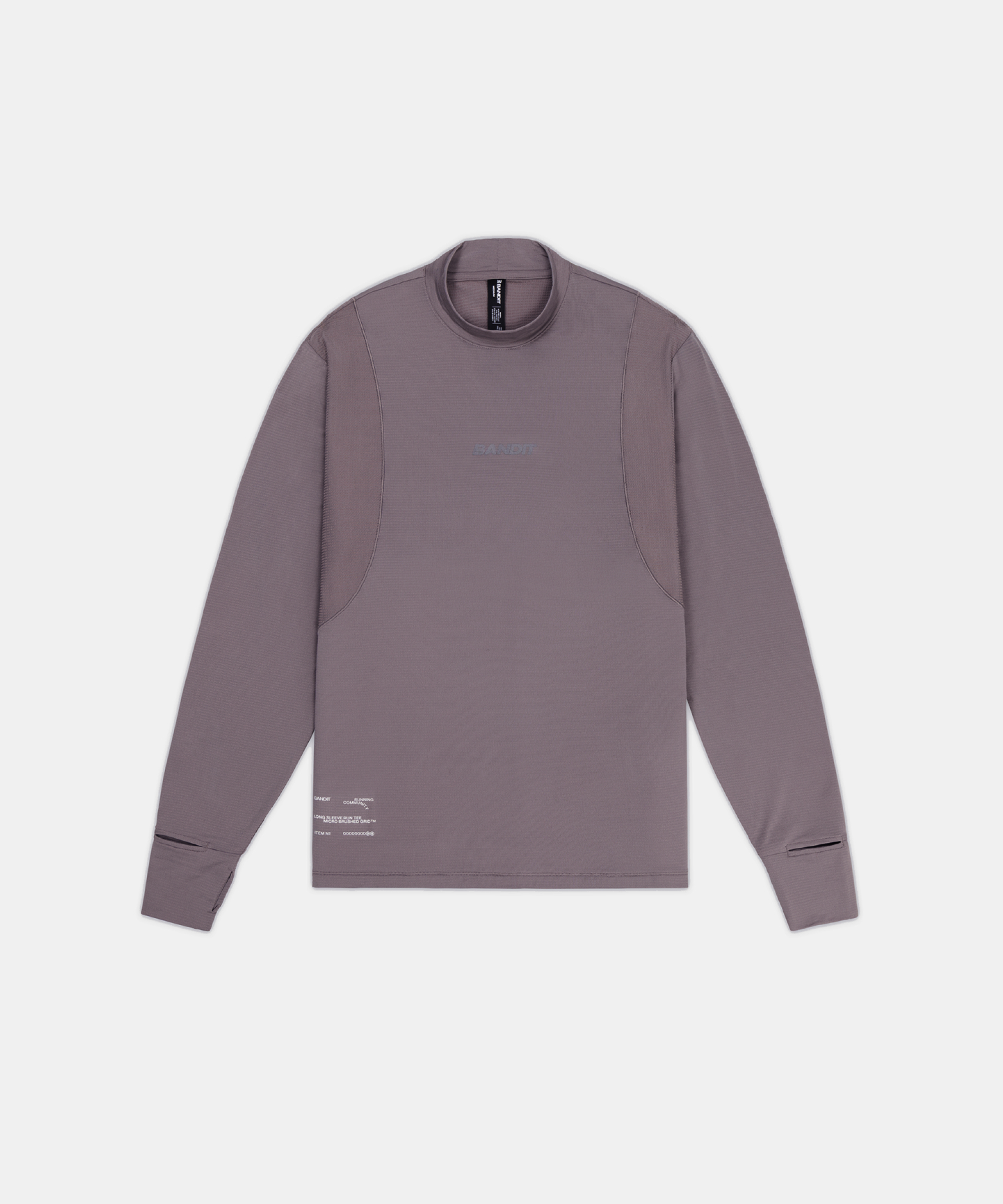 Men's AuraGrid™ Mockneck Long Sleeve - Haze