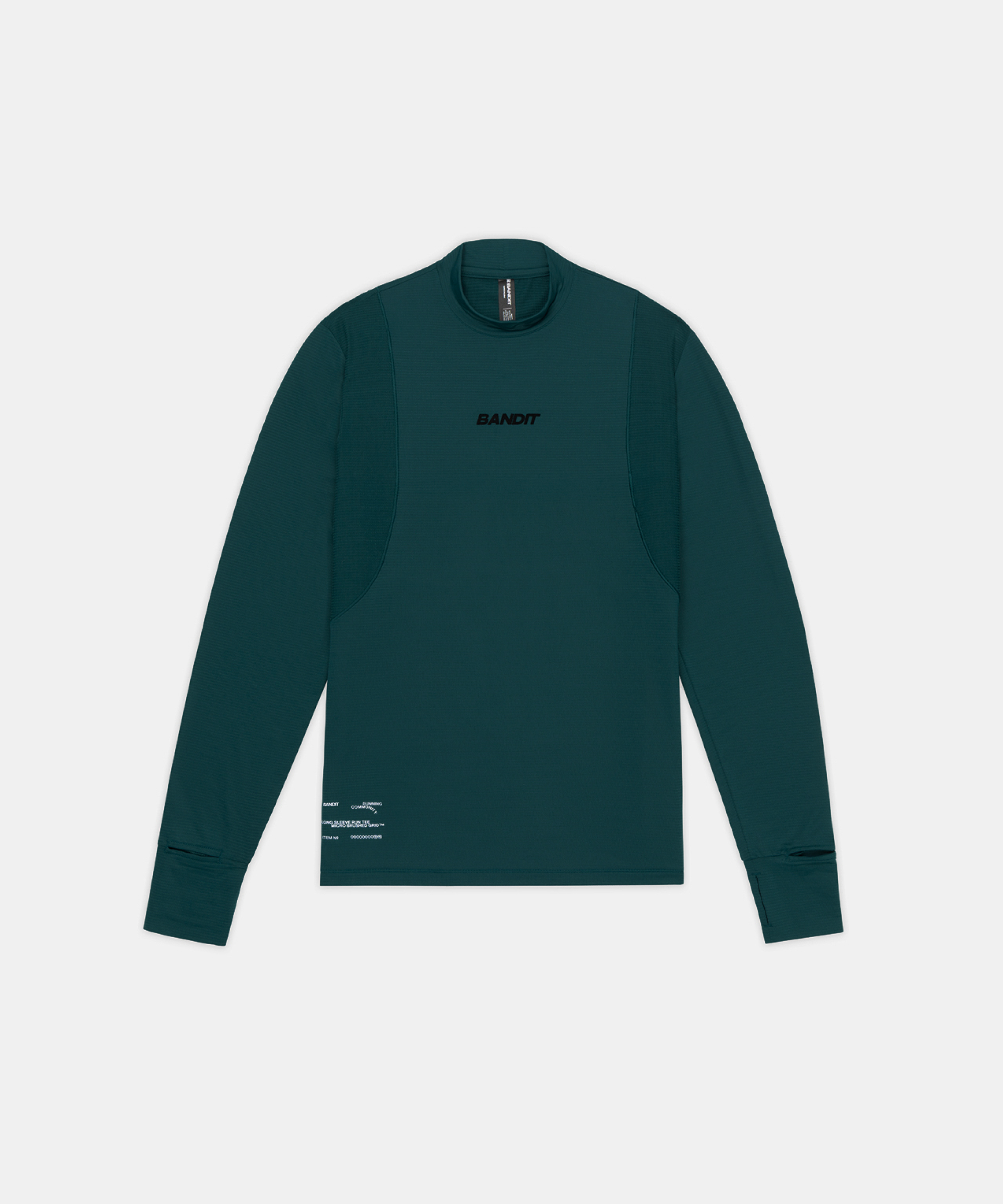 Men's AuraGrid™ Mockneck Long Sleeve - Storm
