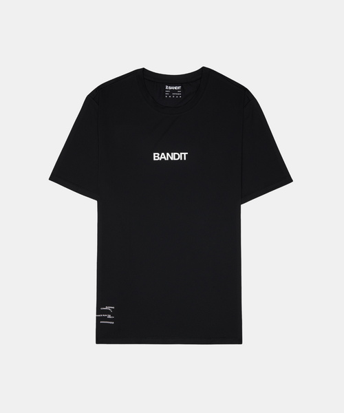 Drift™ Men's Performance Running Tee - Black | Bandit Running