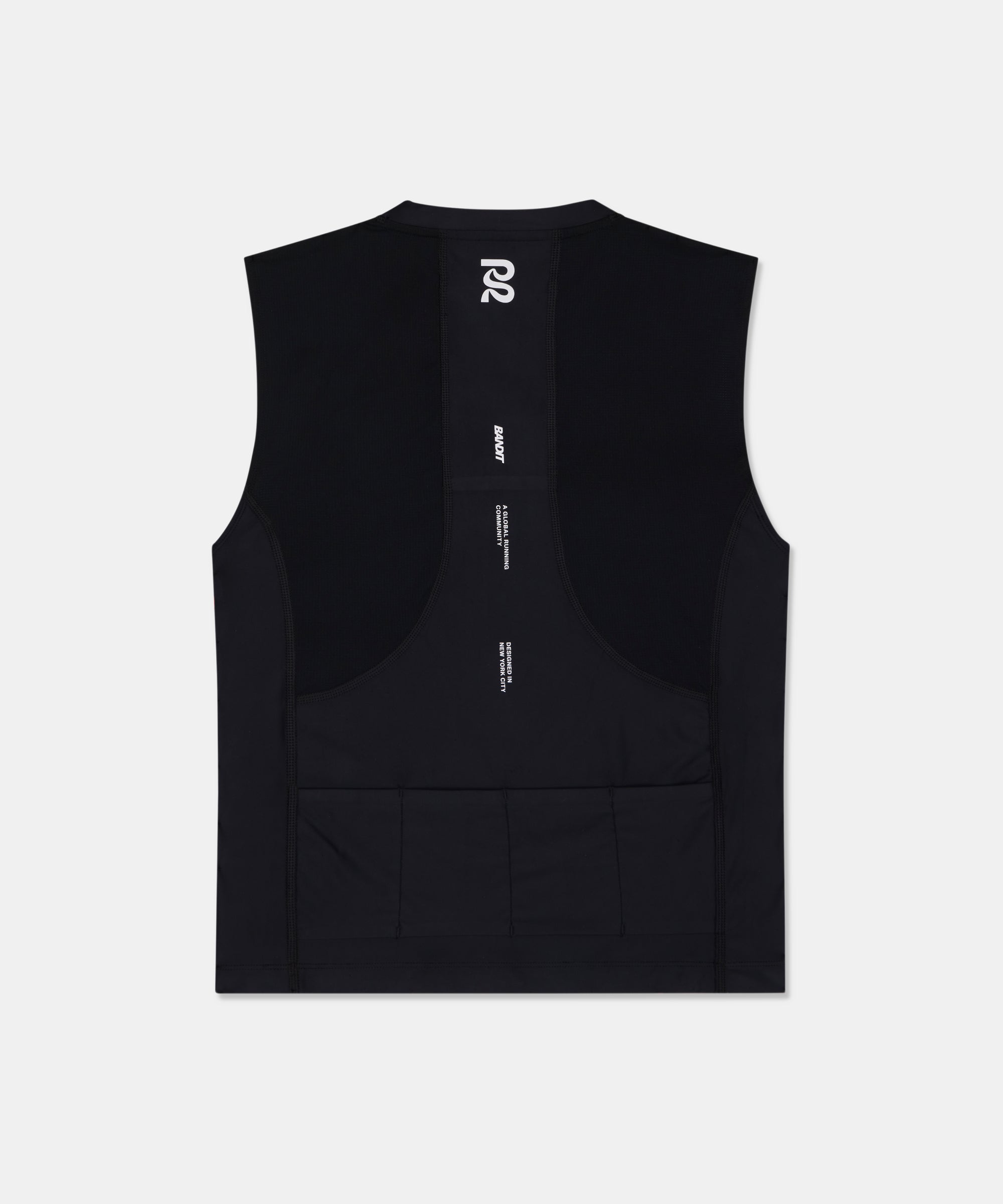 Ares™ Distance Sleeveless Quarter Zip - Black