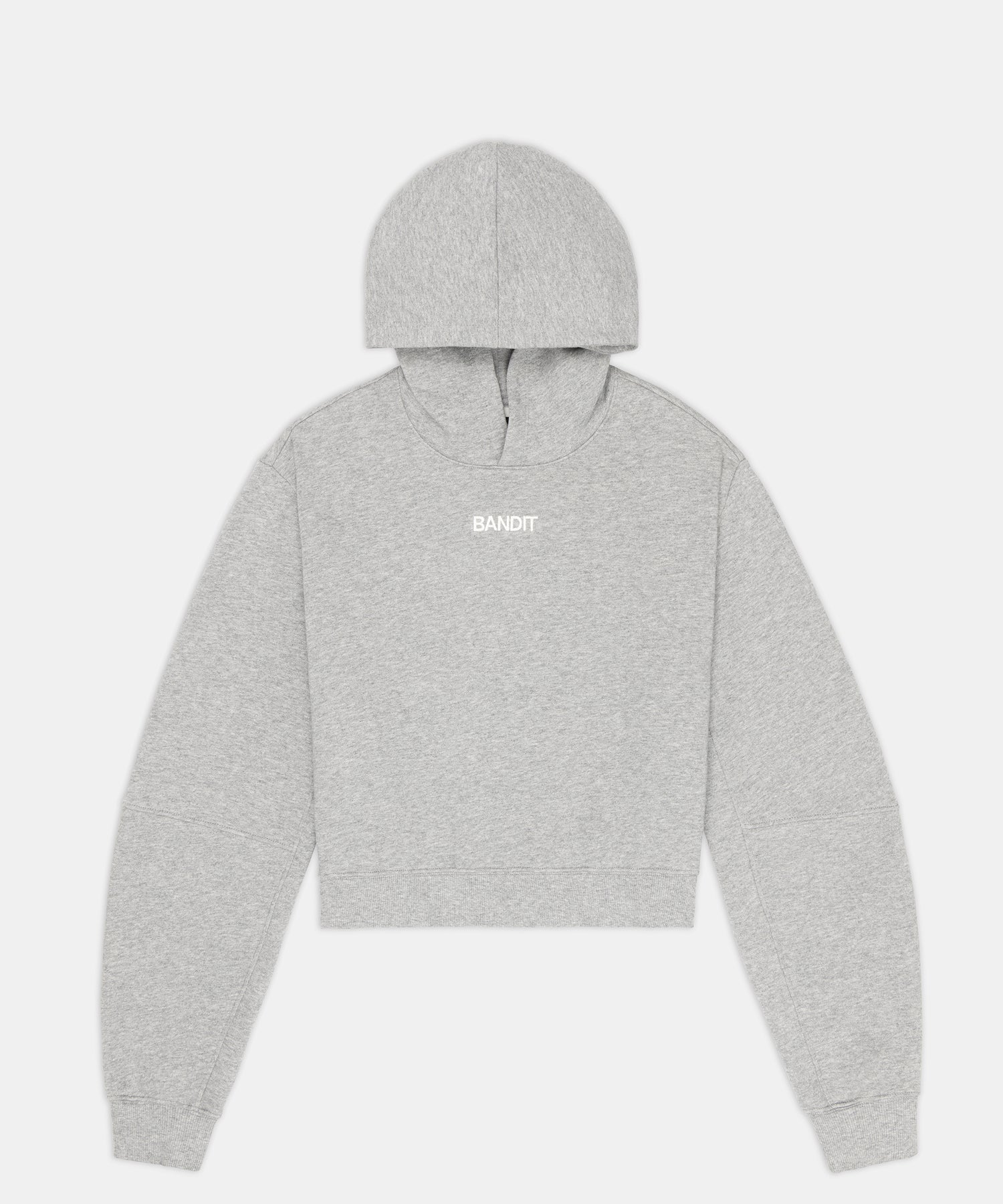 Women's Stitch Logo Cropped Hoodie - Heather Grey