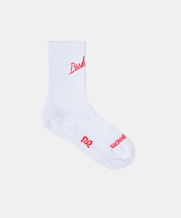 Lite Run™ "Signature" Socks - White / Intense Red (2 Pack)