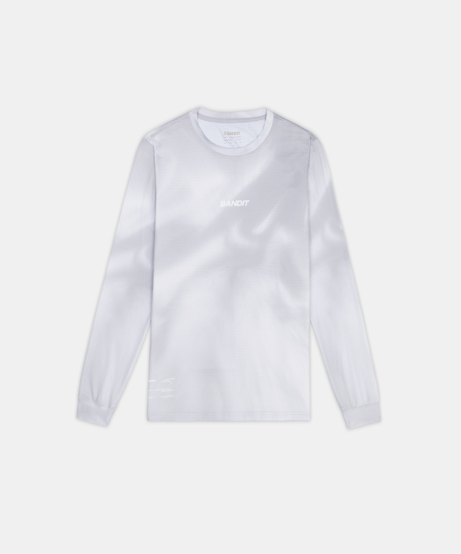 Men's Micromesh™ Long Sleeve Tee - Ash Gradient