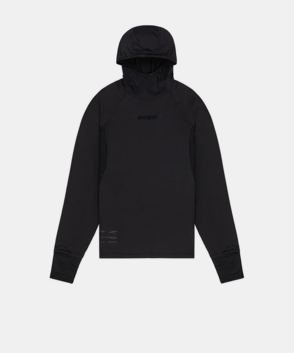 Men's AuraGrid™ Hooded Performance Top - Black