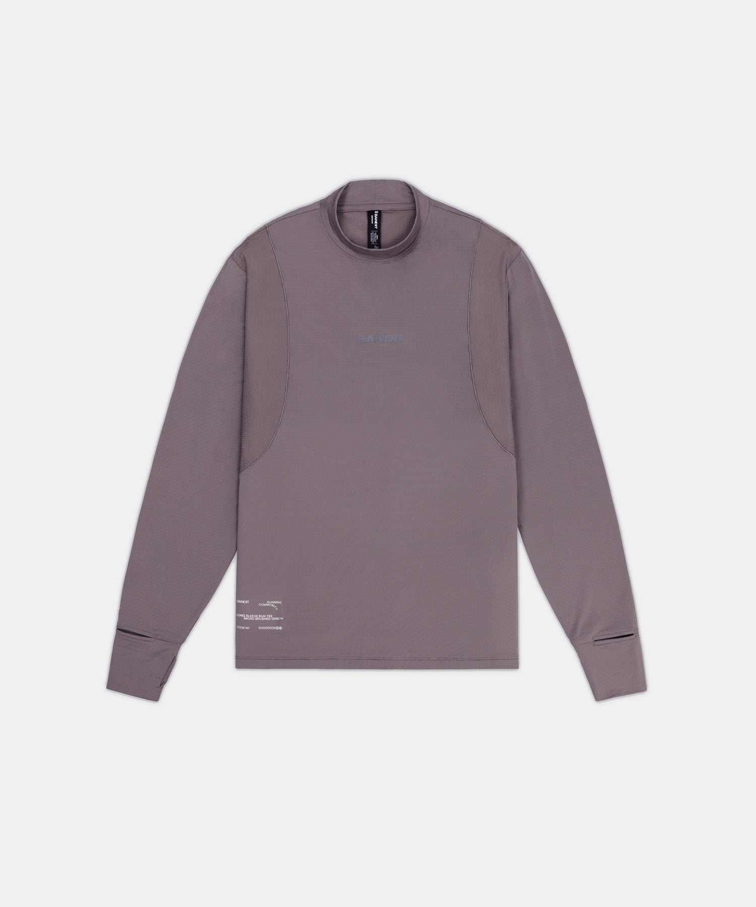 Men's AuraGrid™ Mockneck Long Sleeve - Haze
