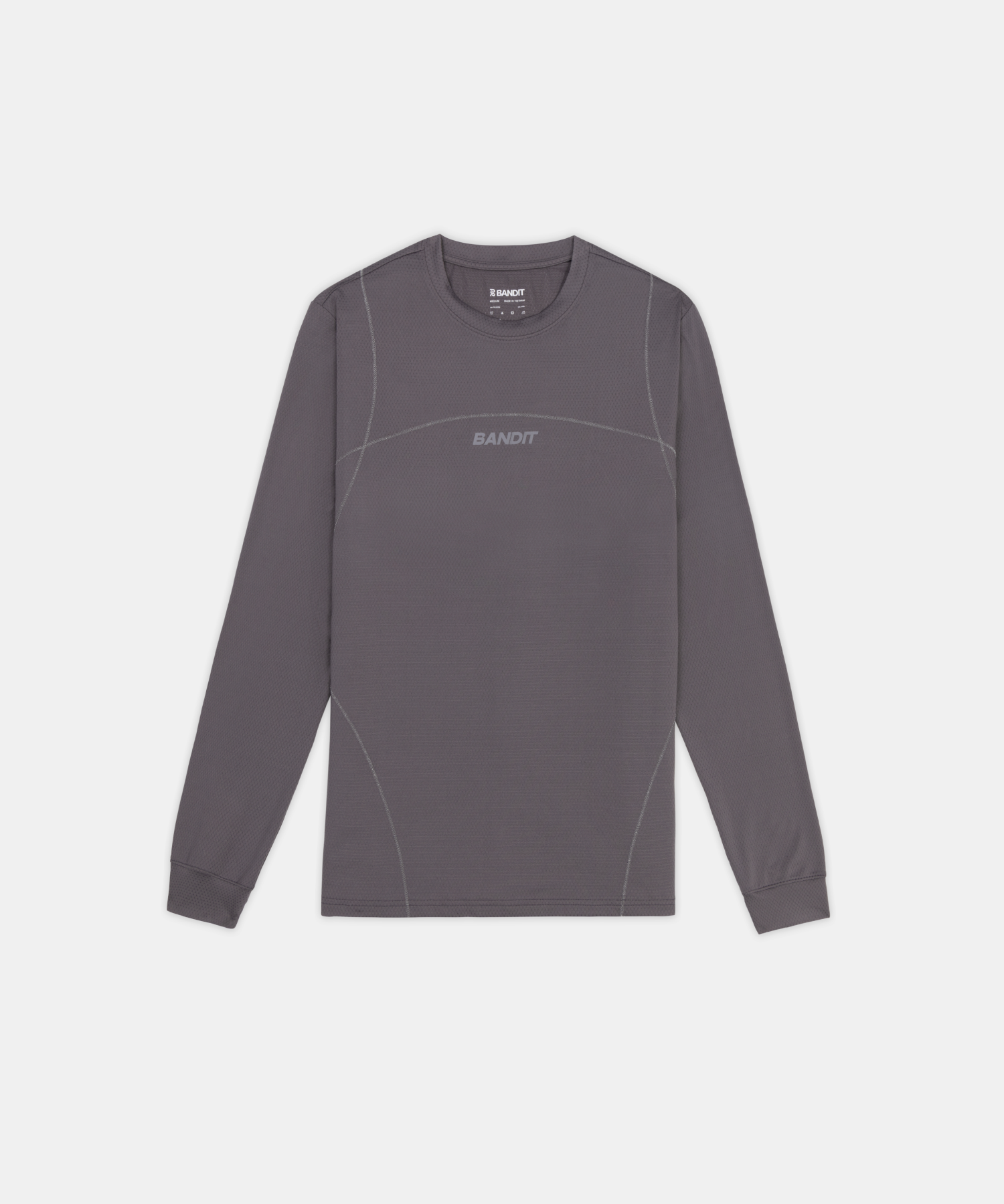 Men's Micromesh™ Reflecto Stitch™ Long Sleeve Tee - Haze